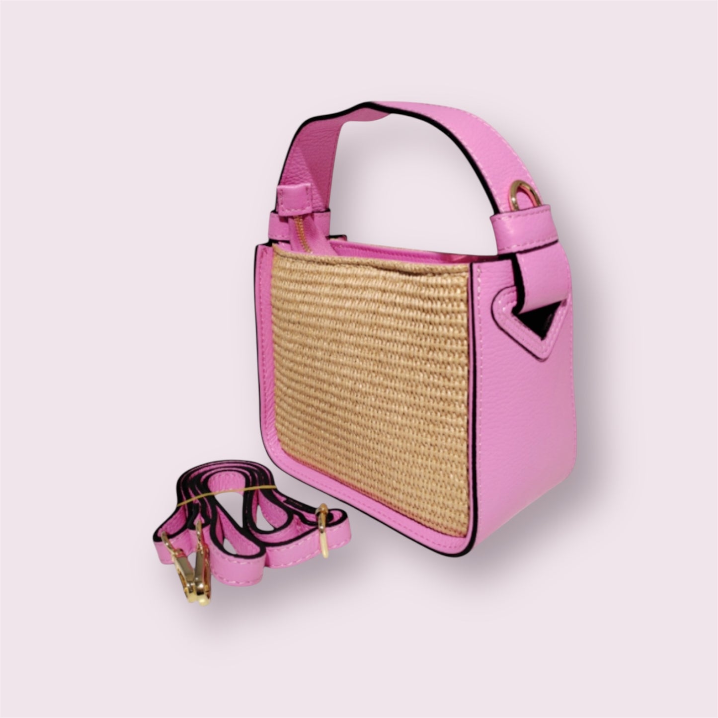 Savana- Sac en cuir & raphia – Disponible en plusieurs coloris