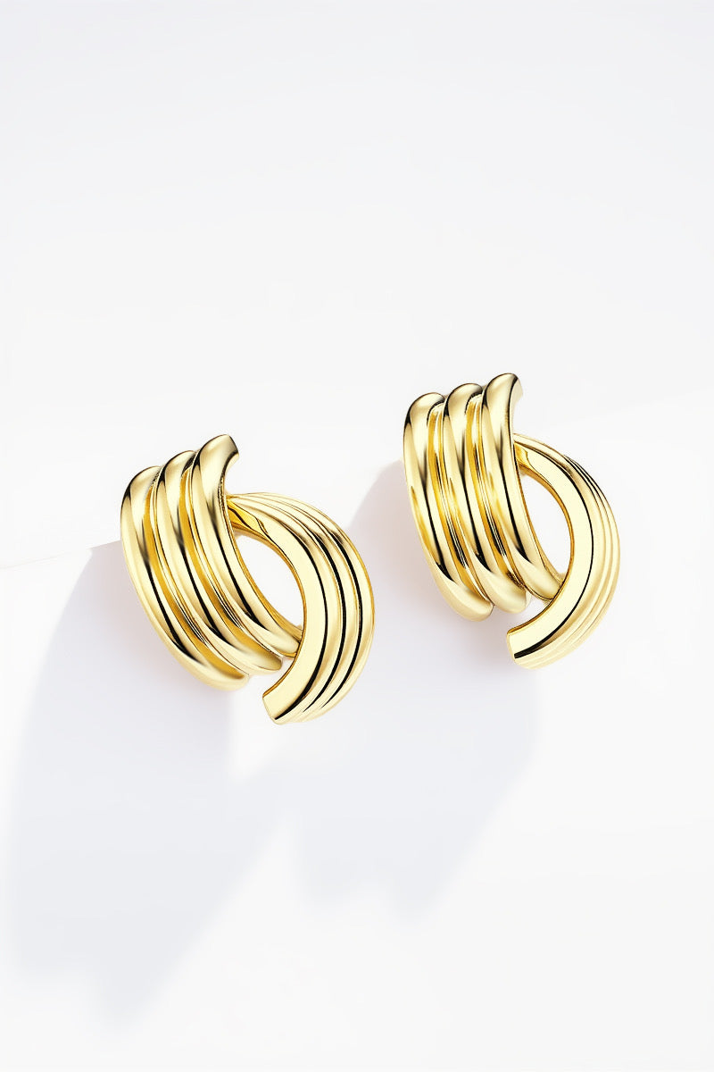 Lisa- Boucles d’oreilles en acier inoxydable