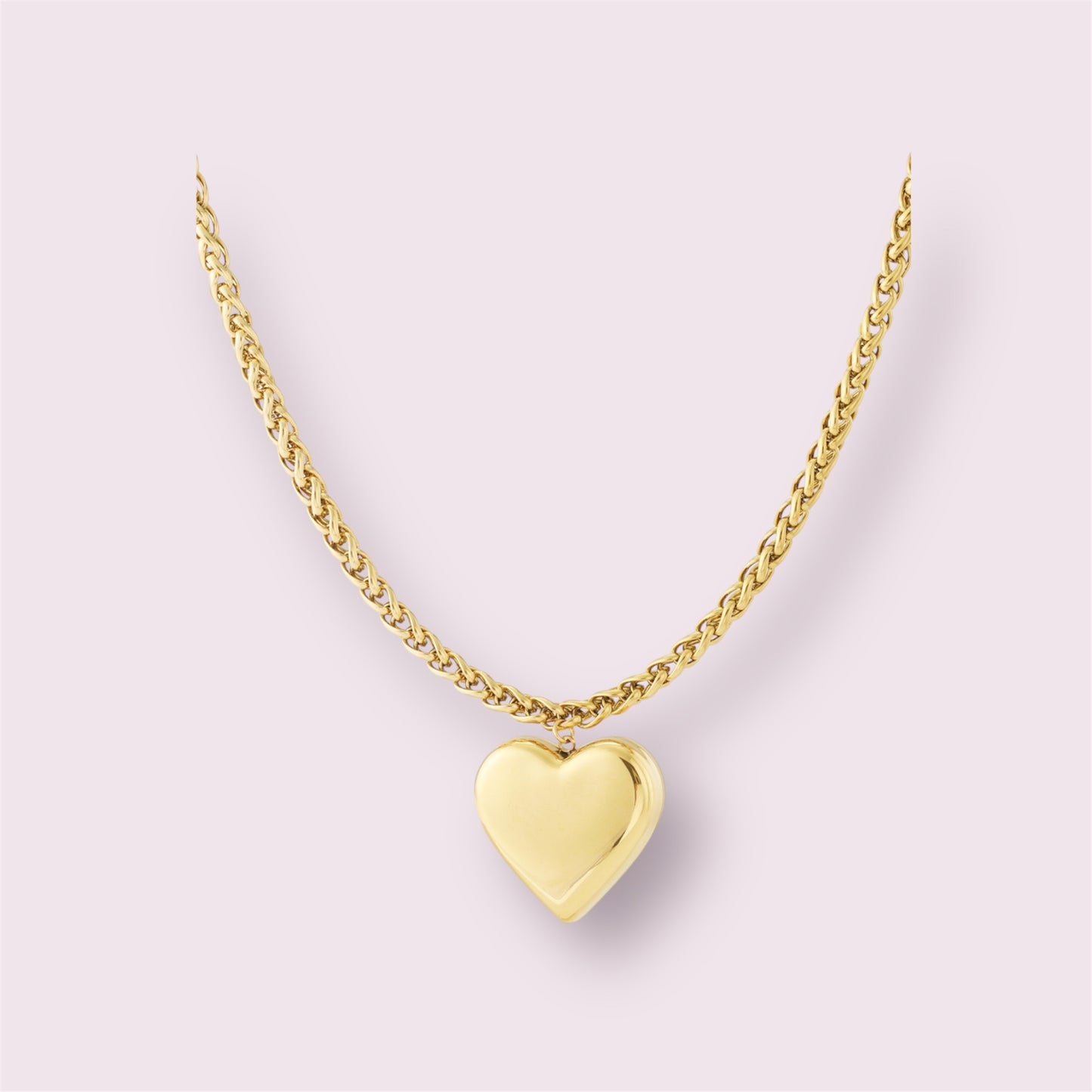 Cely- Collier cœur maximaliste