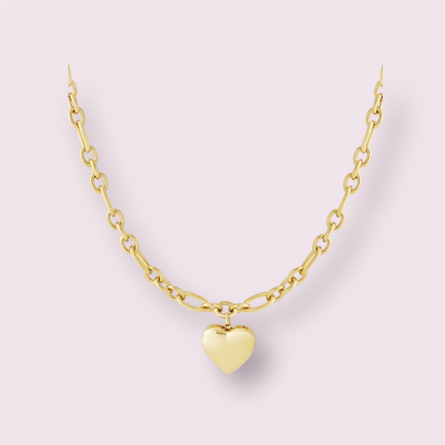 Sami- Collier pendentif cœur maximaliste