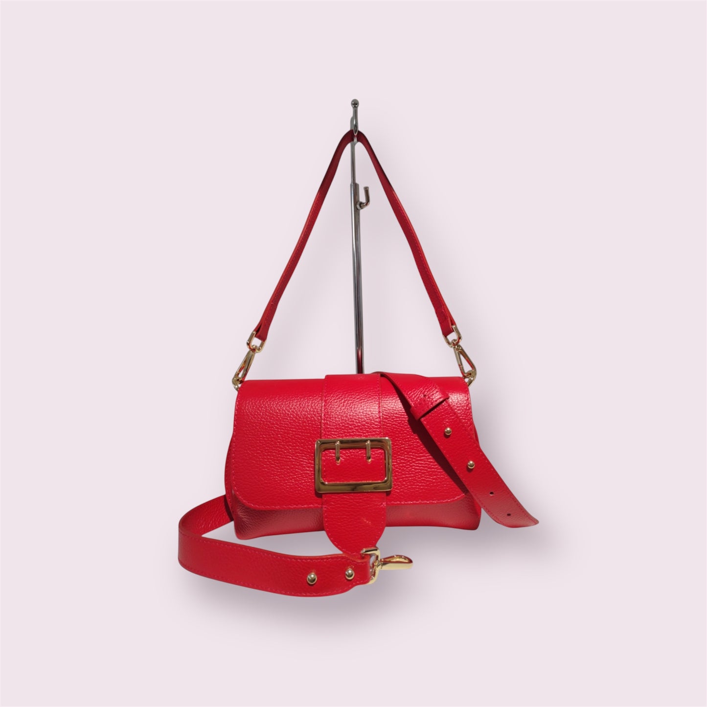 Mavy - Sac à main en cuir véritable - Fabriqué en Italie