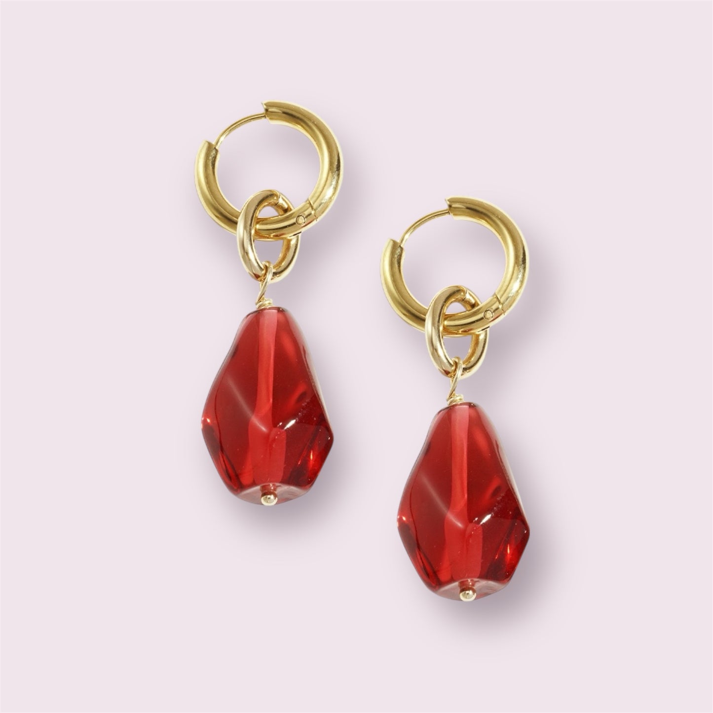 Ava - Boucles d’oreilles pendantes - en acier inoxydable - Mademoiselle Jones