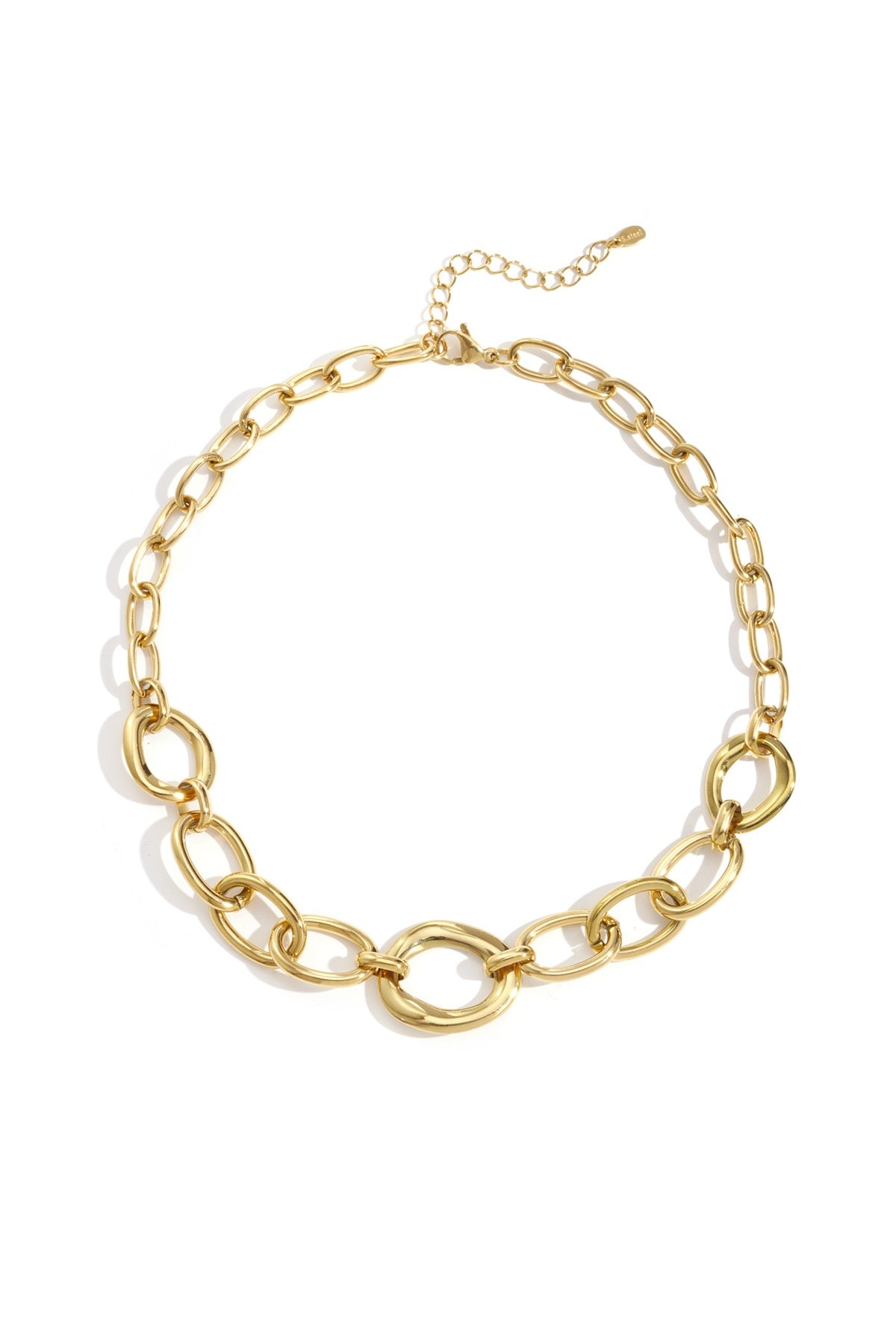 Yena- Collier ajouré en acier inoxydable
