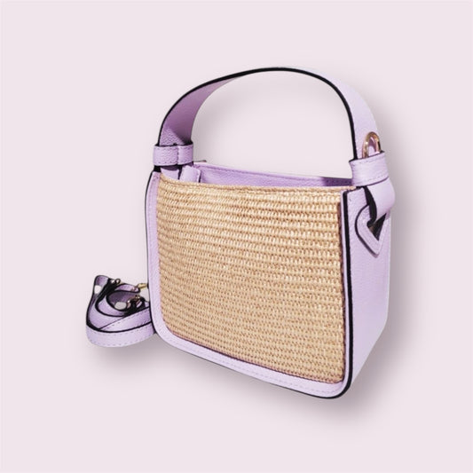 Savana- Sac en cuir & raphia – Disponible en plusieurs coloris