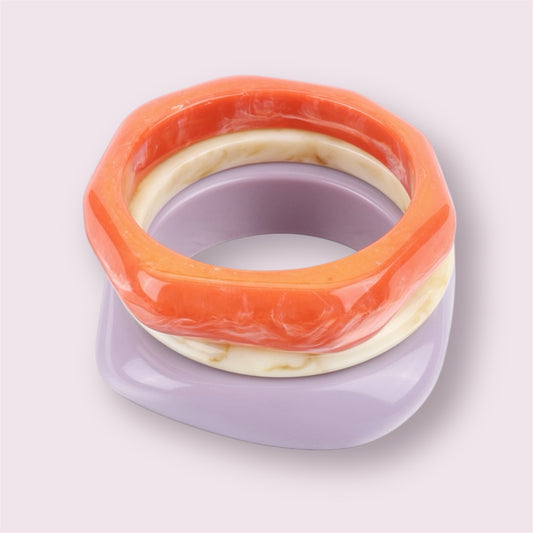 Aude- Lot de 3 bracelets Pop