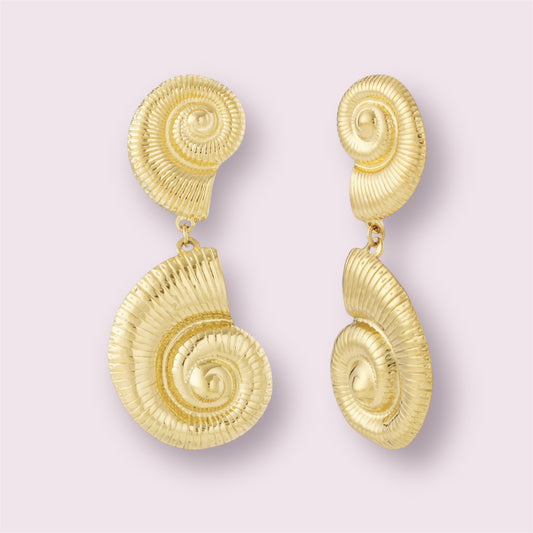 Sally- Boucles d’oreilles coquillages