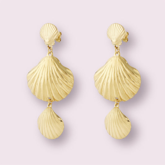 Giny- Boucles d’oreilles coquillages