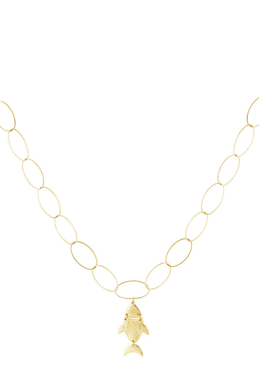 Diana- Collier pendentif poisson