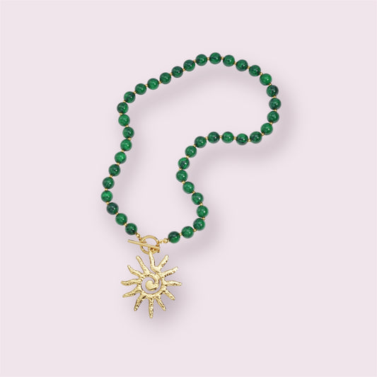 Ani - Collier pendentif Soleil - Mademoiselle Jones