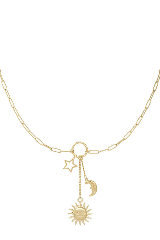 Eva - Collier avec pendentifs - acier inoxydable - Mademoiselle Jones