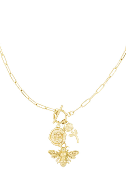 Lody - Collier 3 pendentifs - acier inoxydable - Mademoiselle Jones