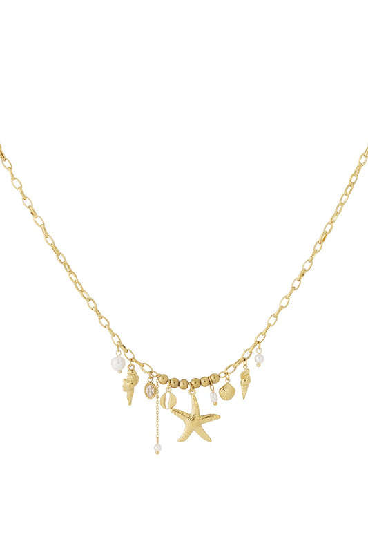 Aby - Collier à breloques - acier inoxydable - Mademoiselle Jones