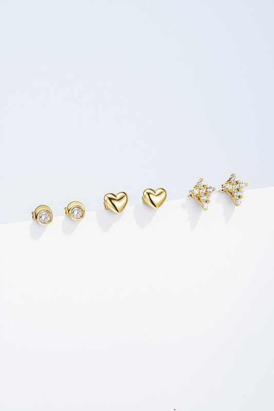 Piercing rond- cœur- croix