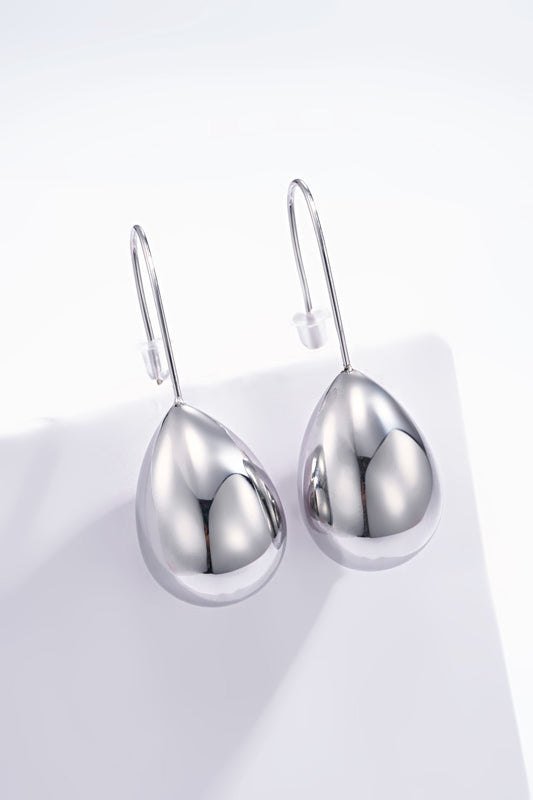 Ana - Boucles d’oreilles en acier argent