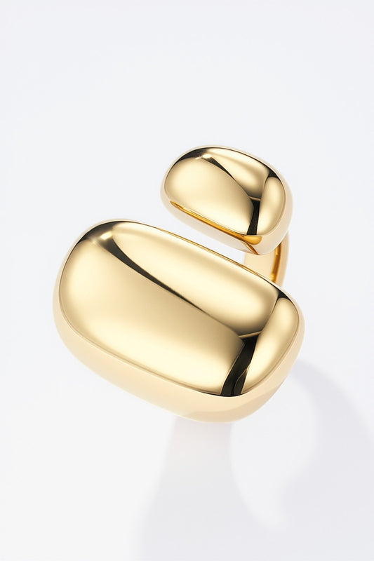 Cory- Bague en acier inoxydable- taille 8/9
