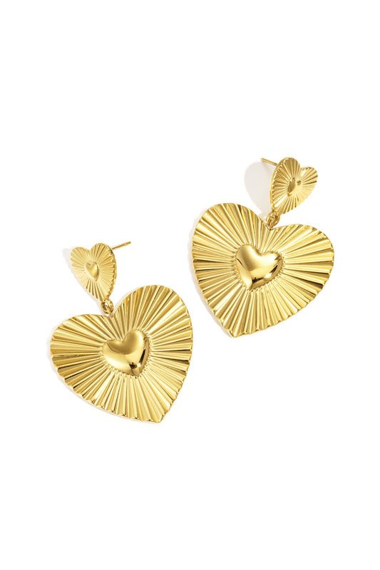 Celine- Boucles d’oreilles en acier inoxydable