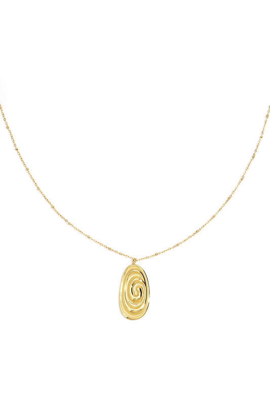 Ava- Collier en acier inoxydable avec pendentif