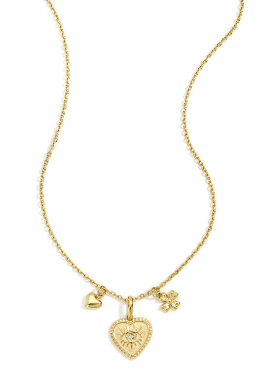 Lisa- Collier en acier inoxydable avec pendentifs