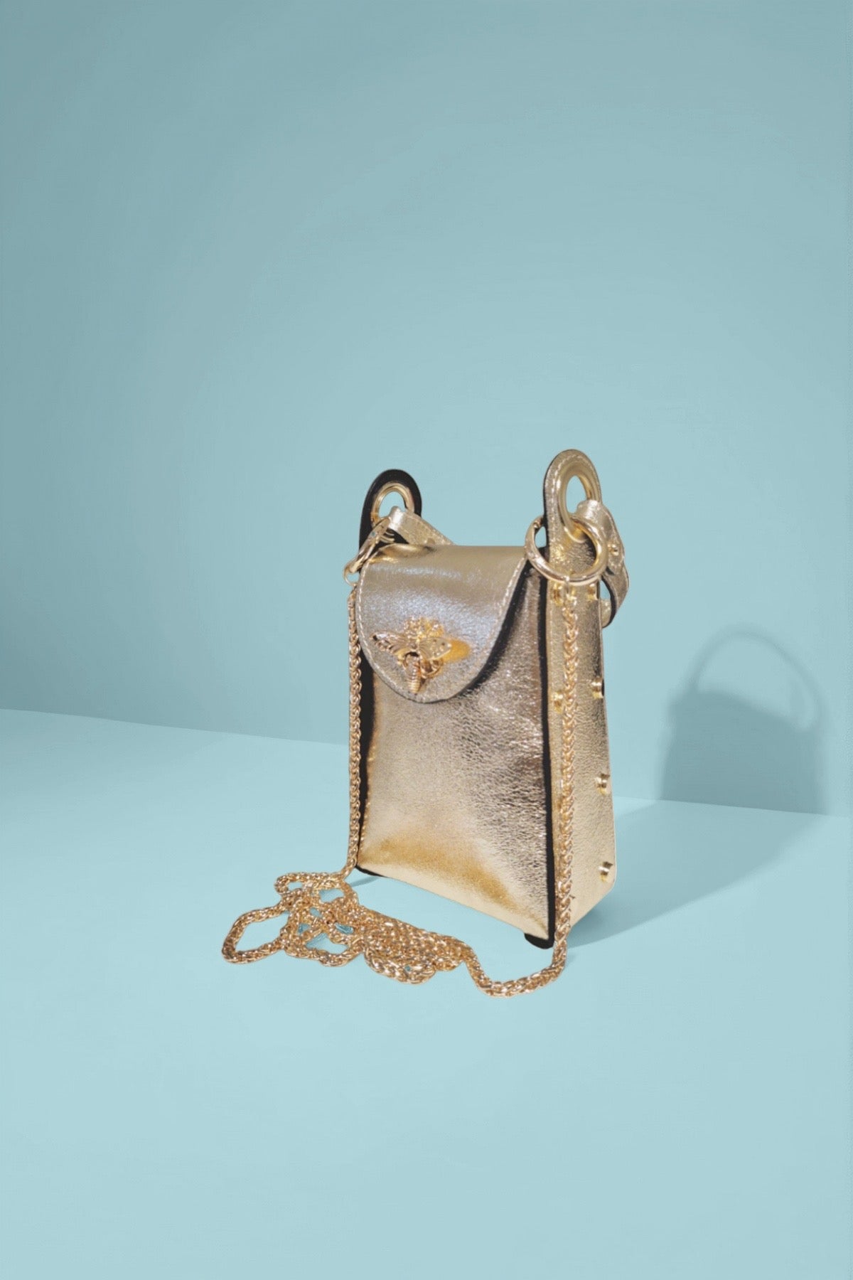 Bee- sac en cuir de vachette