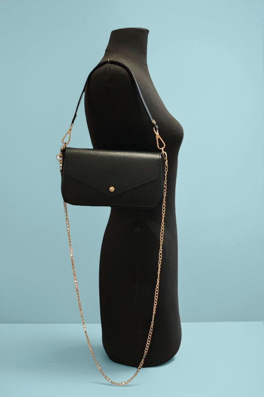 Lisa- Sac en cuir noir