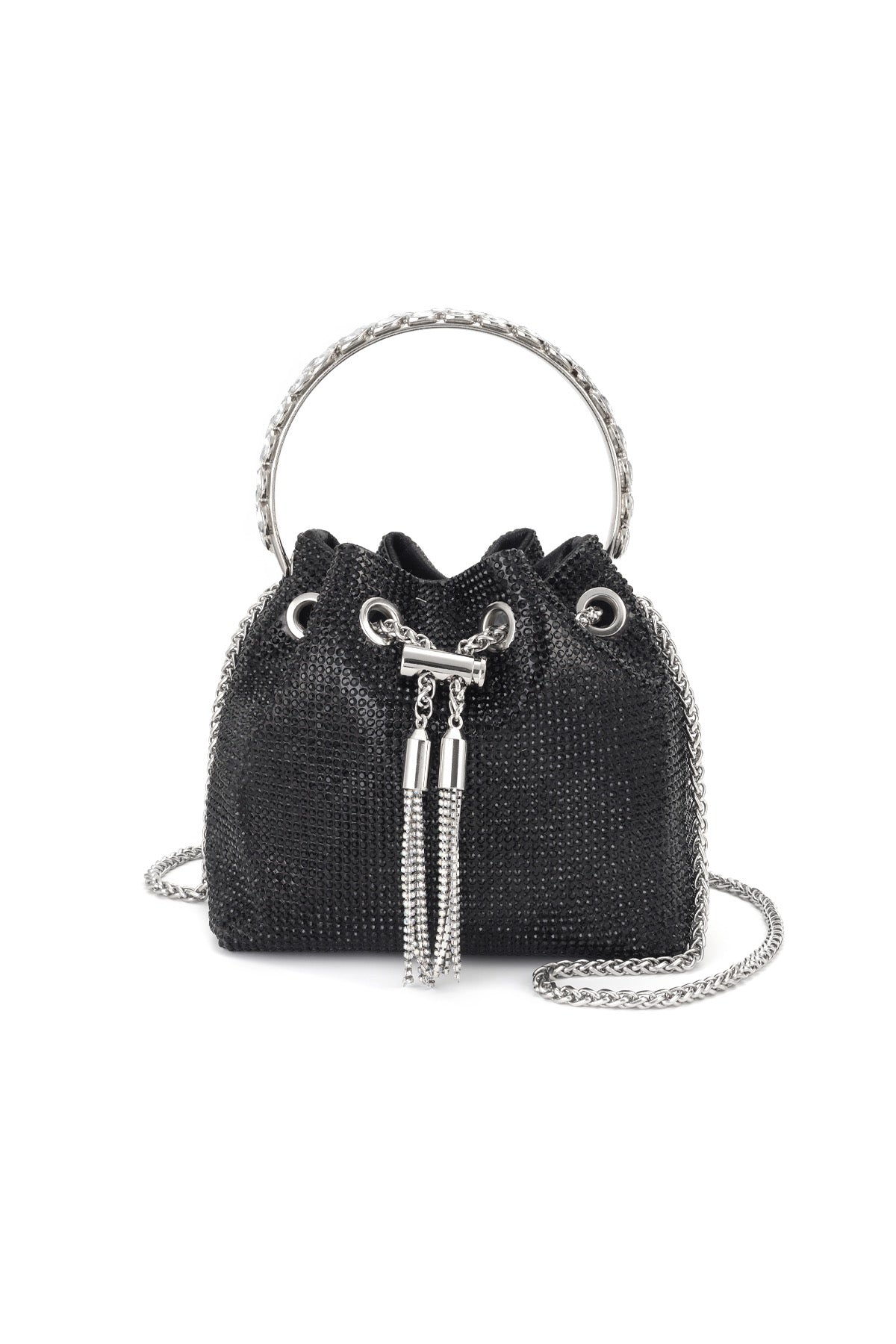 Celia noir- sac seau brillant