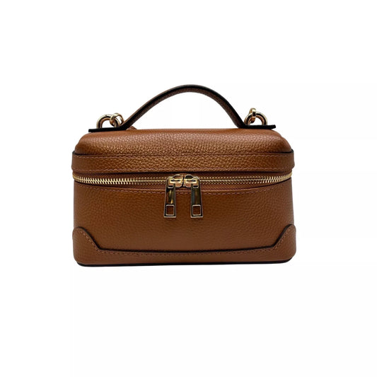 Etha- Sac en cuir grainé style vanity